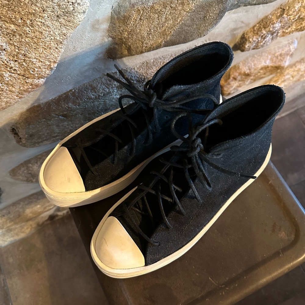 Converse Black and White High-Top Sneakers
